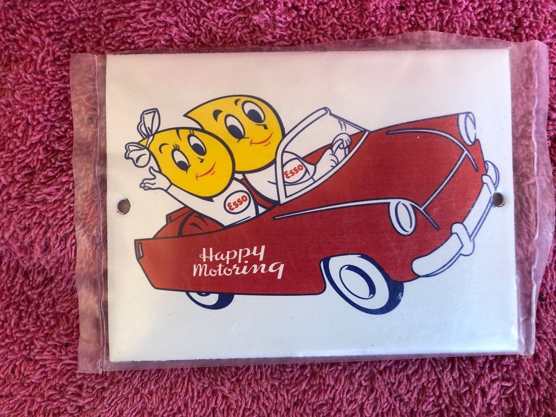 Insegne: Esso happy motoring Oldtimer benzin öl – Nuovo e nell'imballaggio originale da Reinach AG venduto da rares75