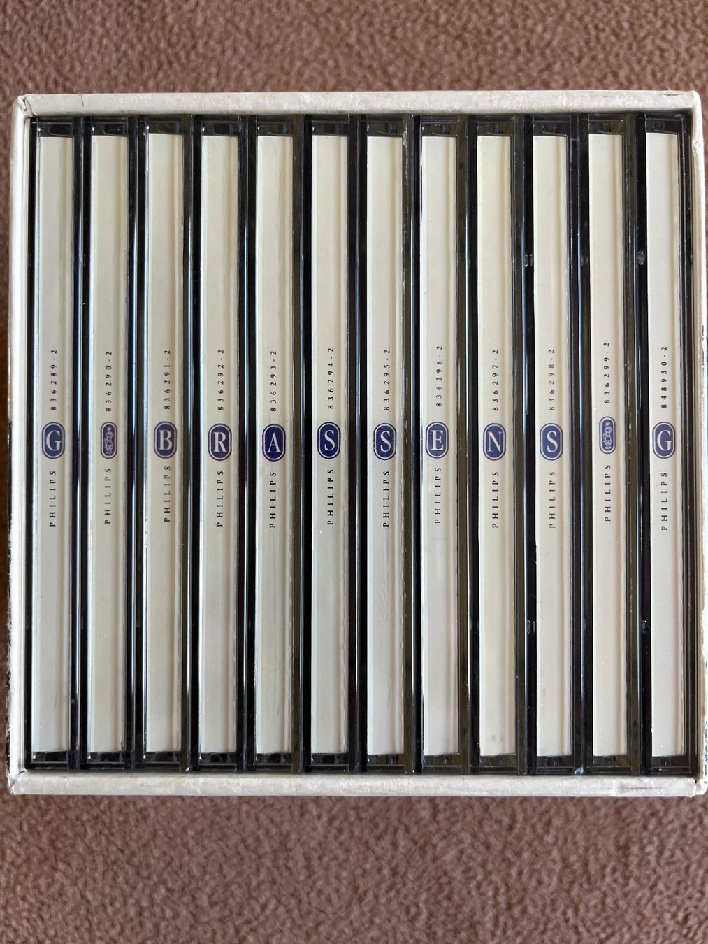 CD: GEORGES BRASSENS - INTEGRALE EDITION 91 - 12 CDs – Usato da Lausanne venduto da sbar224 1