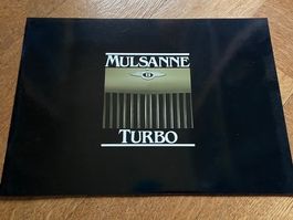 BENTLEY Mulsanne Turbo 1982 Prestige-Prospekt englisch