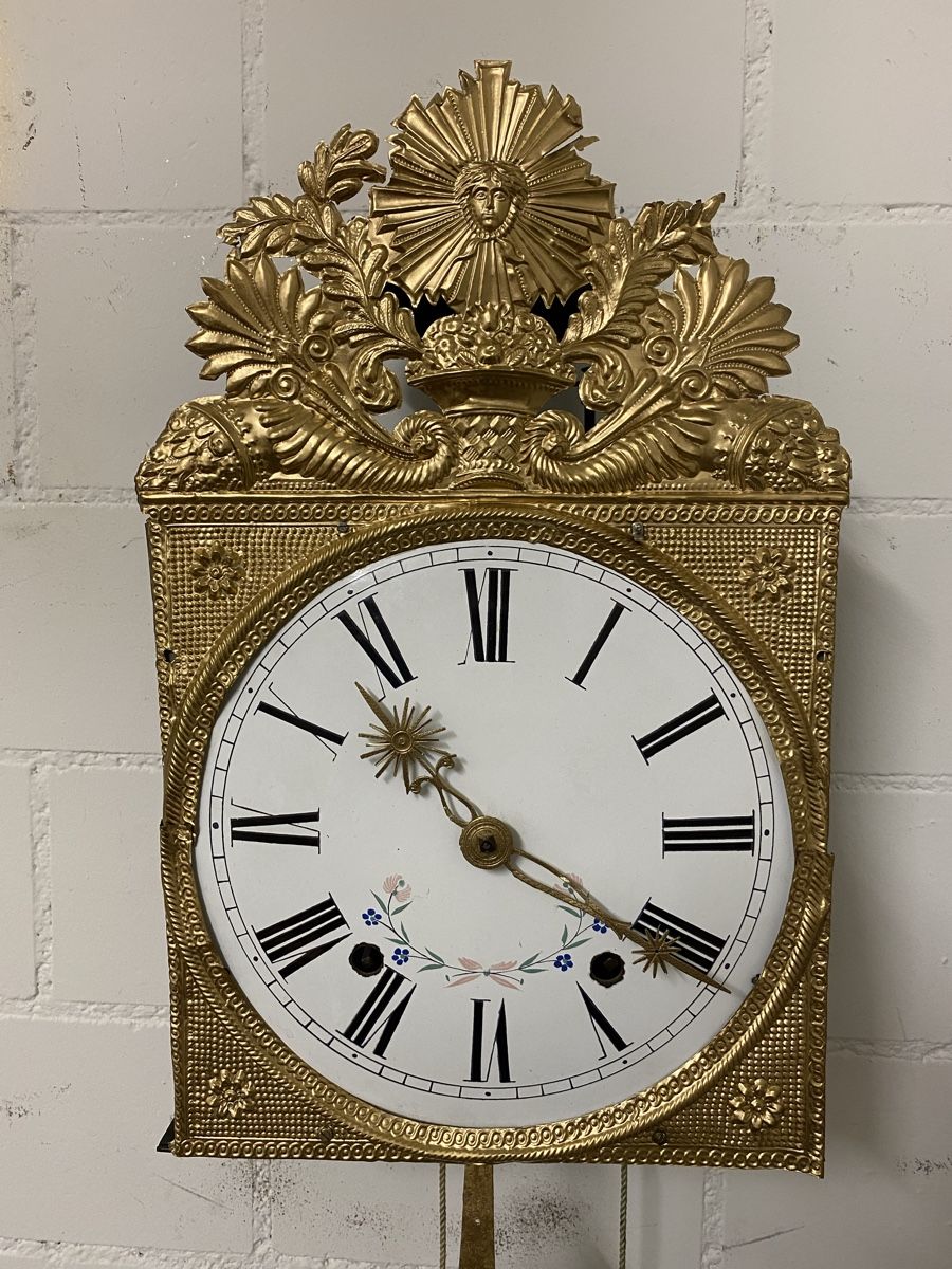 Orologi: Comtoise Burgunderuhr mit Pendel ohne Gewichte – Usato da Adetswil venduto da rof01 1