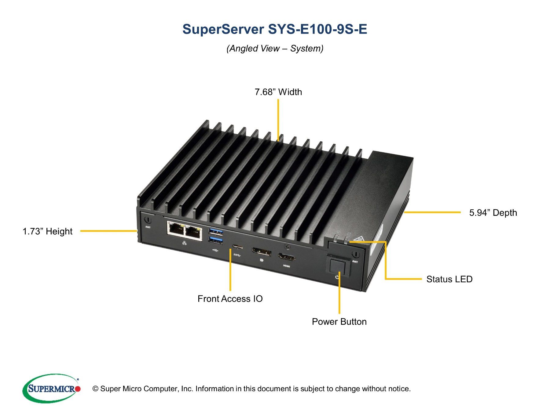 Supermicro PCs: Mini PC/Server Supermicro E100-9S-E, 500GB SSD, 16GB RAM – Gebraucht aus Wald ZH von sits 7