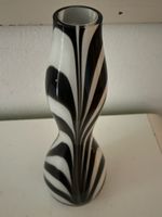 Schwarz-weiss Murano Vase 