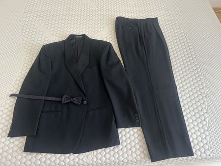 Herren Anzug schwarz G52