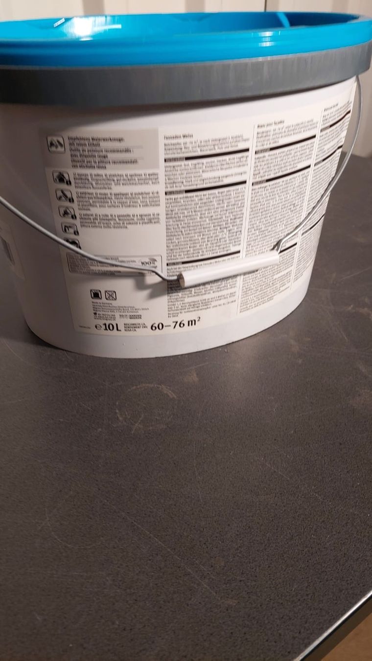 Colori: Fassadenfarbe weiss 10 Liter-641 – Nuovo e nell'imballaggio originale da Recherswil venduto da paulchen09 4