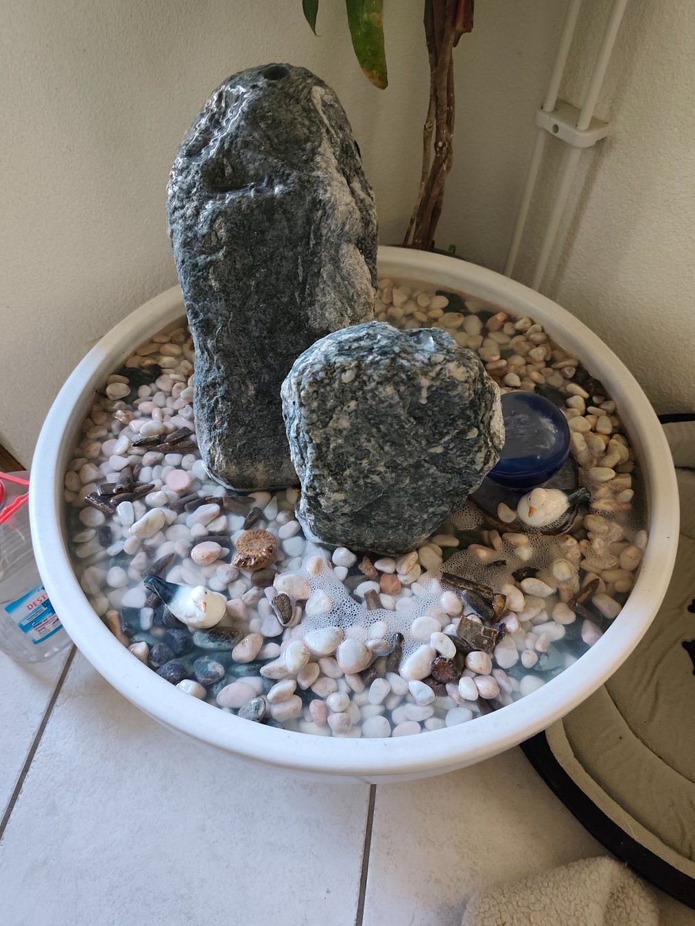 Stagni & Fontane ornamentali: Zimmerbrunnen mit 2 Natursteinen – Usato da Samstagern venduto da maui011 2