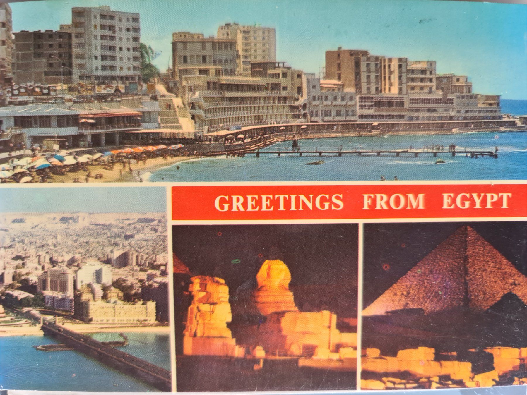 Cartoline postali: Ansichtskarte Ägypten – Usato da Dintikon venduto da Vexi