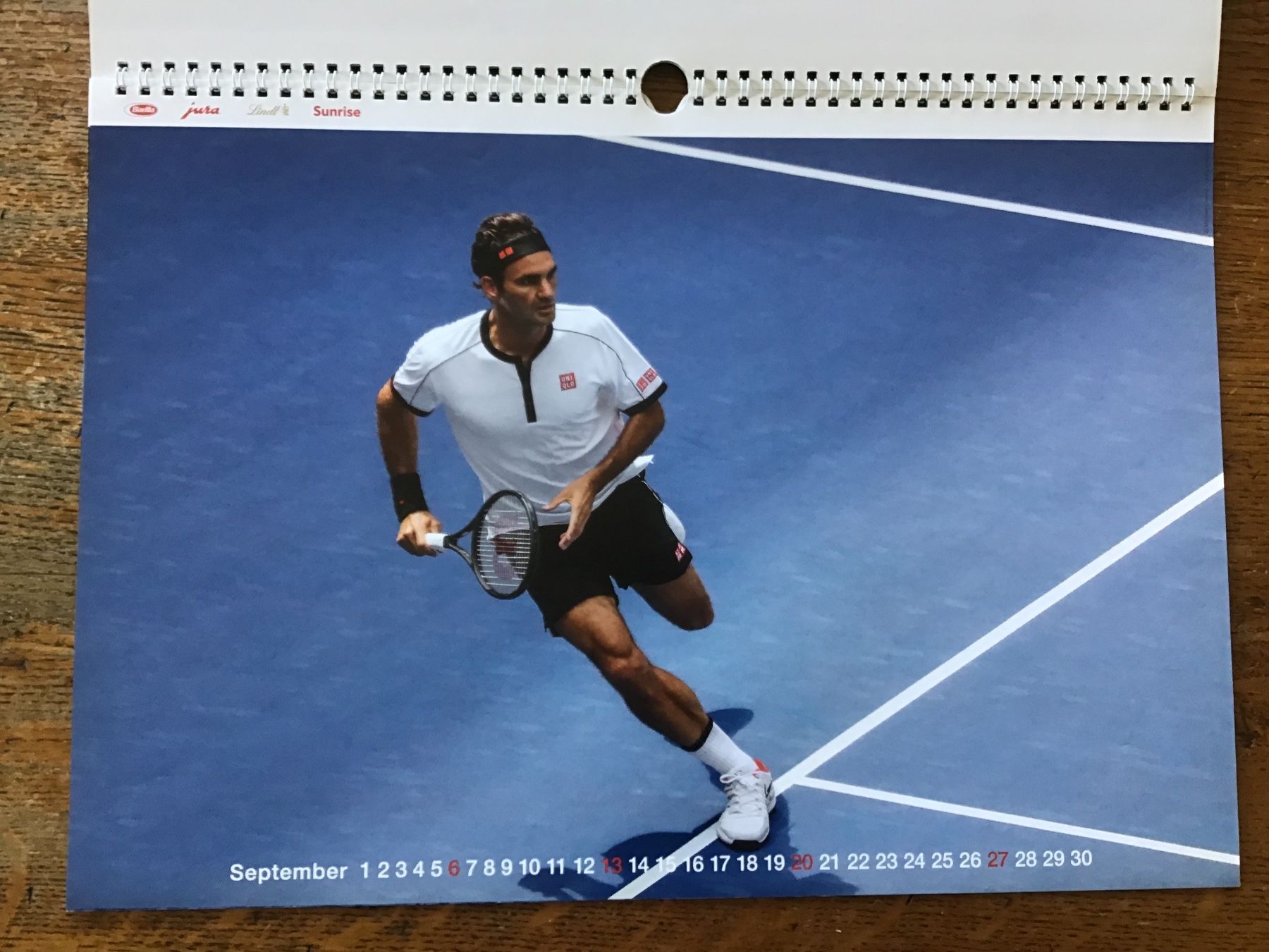 Calendari: Calendrier officiel Roger Federer 2020 – Usato da Fully venduto da Ruby97 4