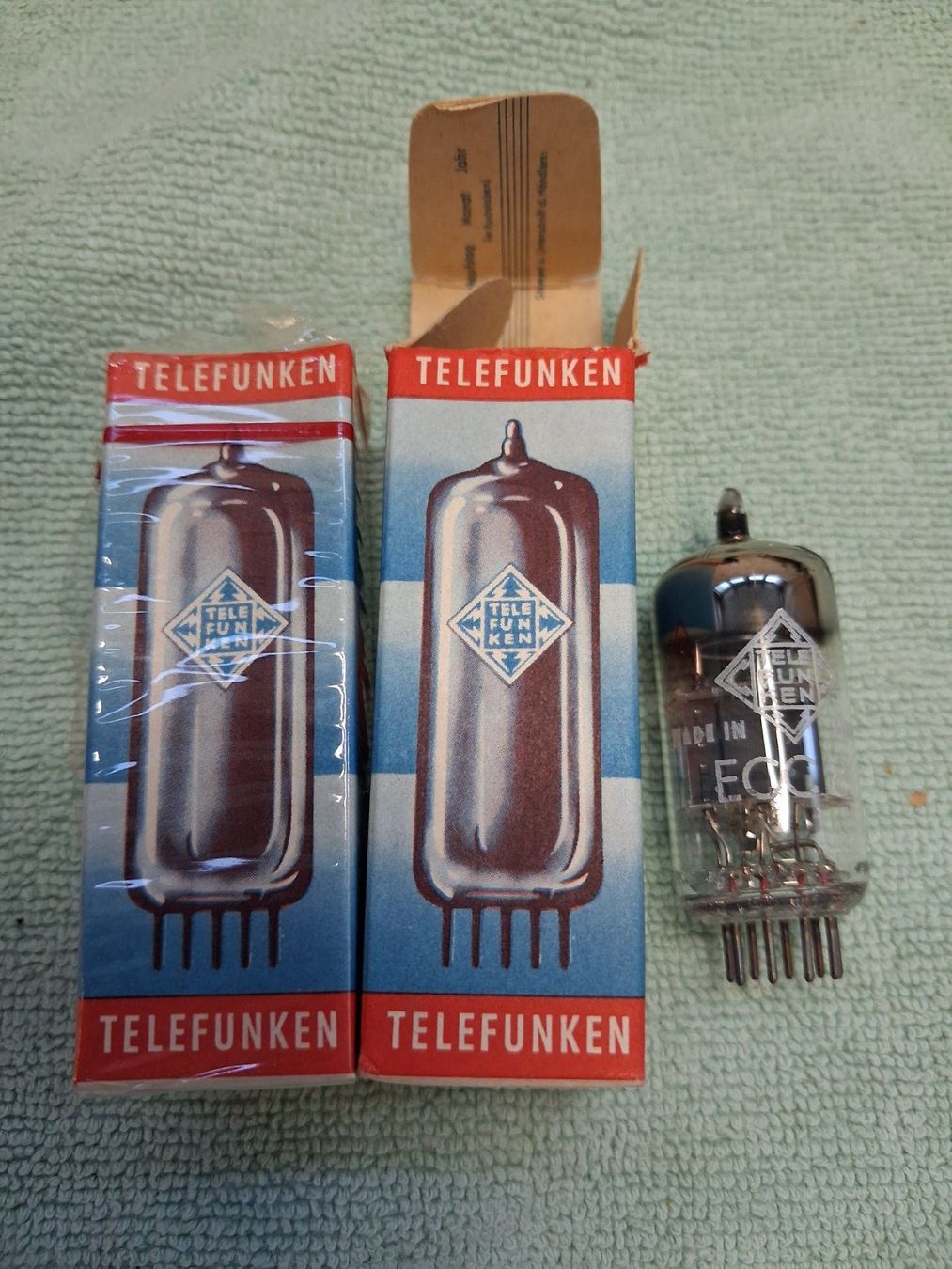Telefunken Radio: Telefunken Röhren ECC81, NOS, NIB – Usato da Wohlen AG venduto da strowo