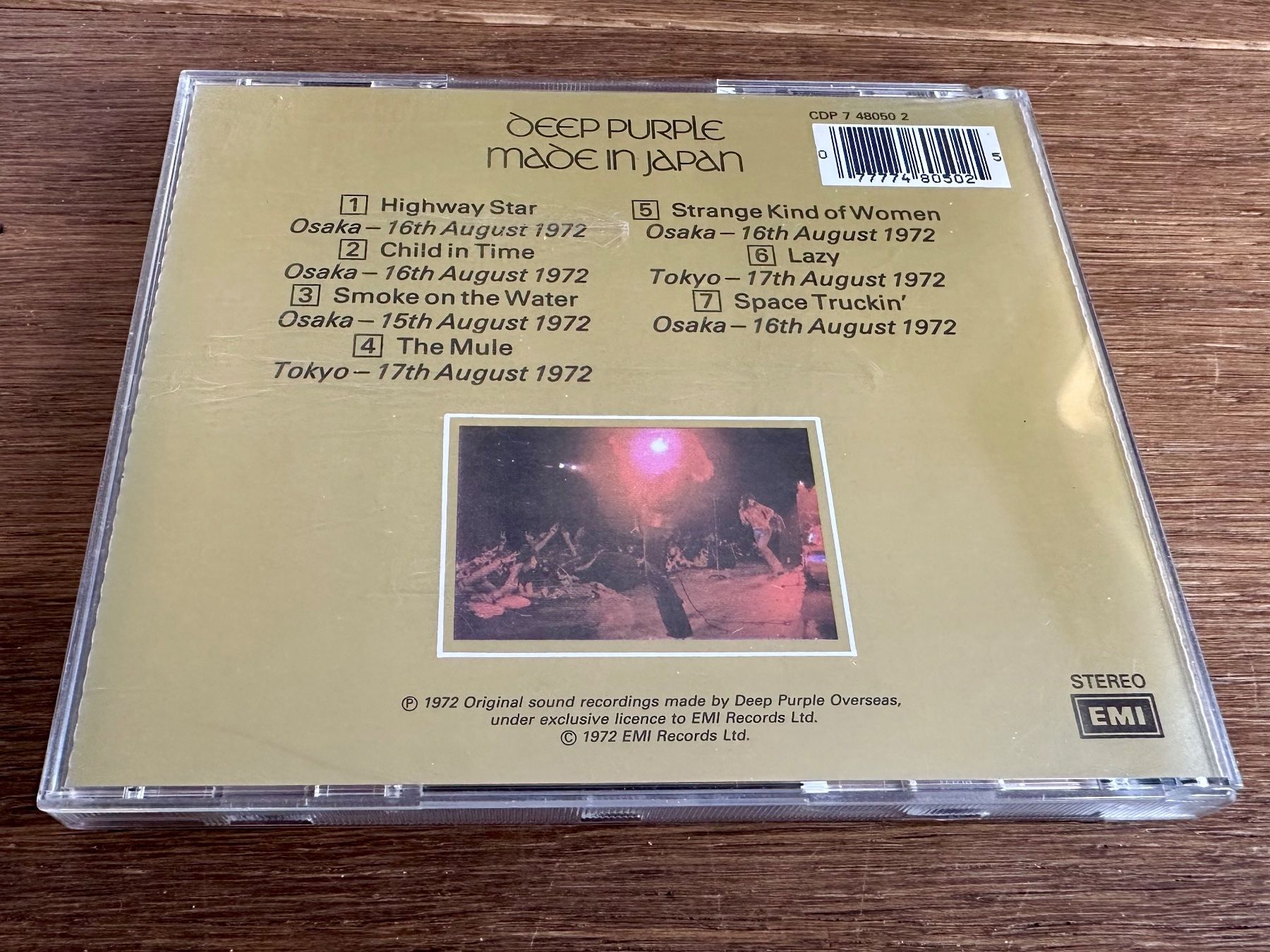 CD: Deep Purple - Made in Japan - CD – Usato da Pontresina venduto da il-bain 1