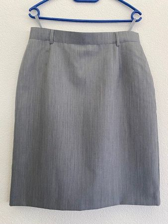 Damen Rock grau Grösse 42 Amalfi guter Zustand