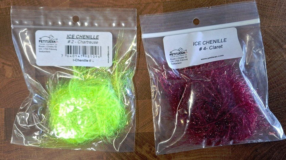 1x ICE DUB Montage/Fly Tying Dubbing - Chartreuse Fluo