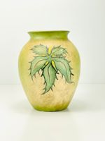 ALBERT HANS KERAMIK Vase 23 cm Pflanzenmotiv 1950/1960er