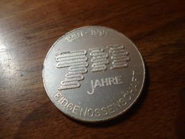 Medaille 1991, 700 Jahre Schweiz