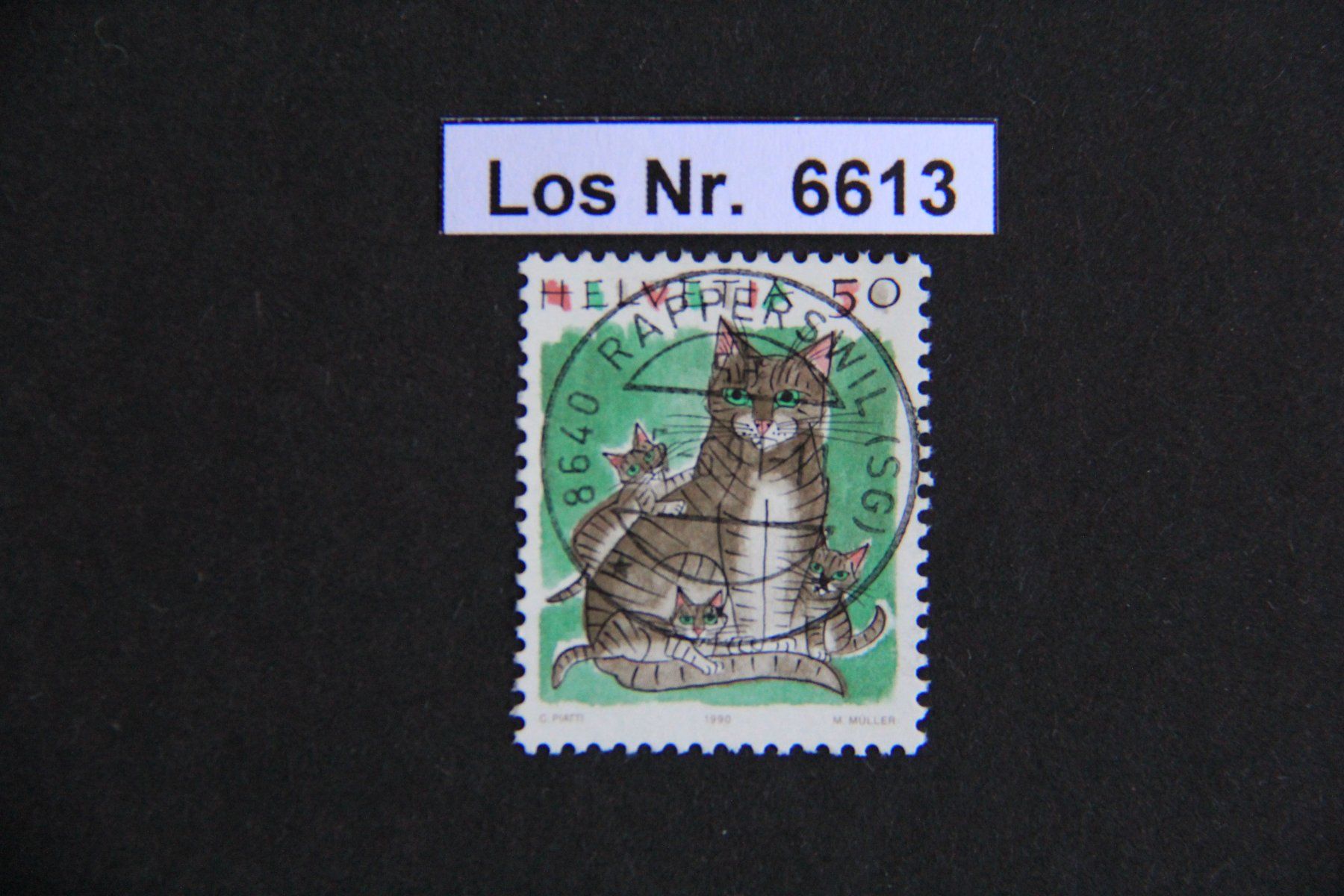 Tutti i francobolli: CH 1990 sauberer Vollstempel                        Los 6613 – Usato da Volken venduto da jukon65