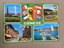 AK Geneve Genf Stadt mehrbildrig mit Wappen