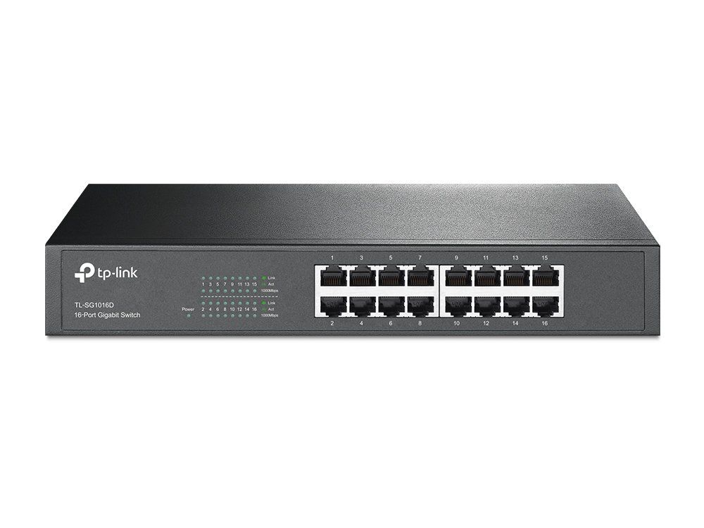 TP-Link Modem & Router: TP-Link Switch - TL-SG1016D (16 Port) – Usato da Müntschemier venduto da wayllu