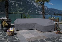 Winterabdeckung für die Lamar Lounge links