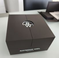 RAYMOND WEIL Uhren-Box (neuwertig!) + RAYMOND WEIL Dokumente