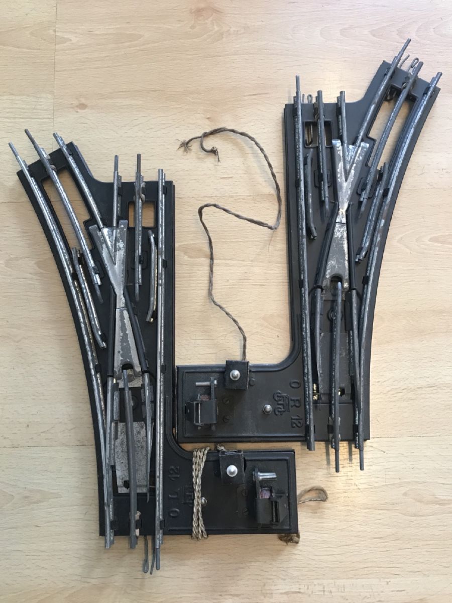 Märklin Modellini di ferrovie: Märklin Spur 0, 12er Weichen elektrisch, OVP  – Usato da Zürich venduto da Kiron 2
