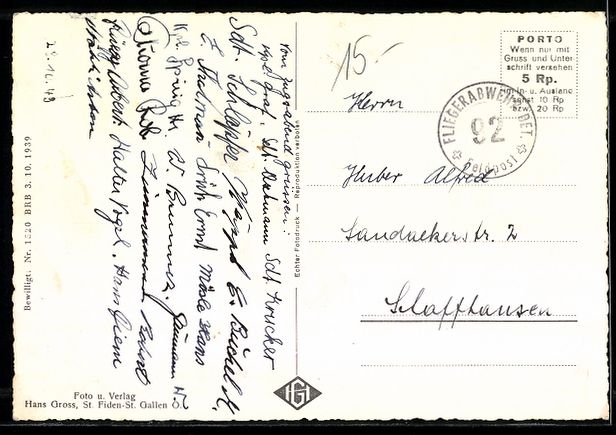 Cartoline postali: AK Wangs /SG, Kurhaus Bad Wangs, 1943 – Usato da Berlin venduto da bartko-reher 1
