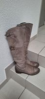 Alberto Fermani, Damen Lederstiefel, Grösse 40, grau
