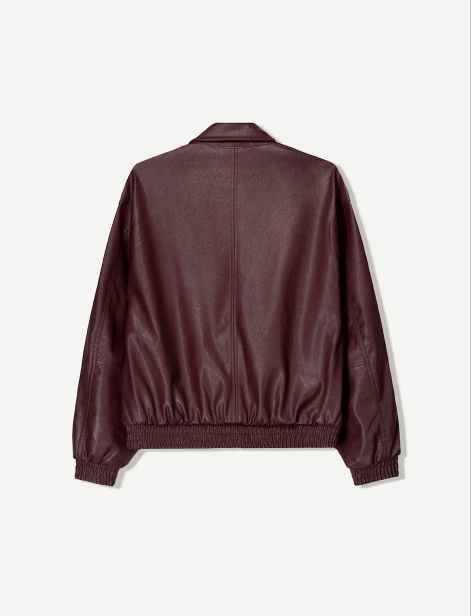 Bershka Jacken: Red leather jacket  – Neu (gemäss Beschreibung) aus Genève von toandfrom 3