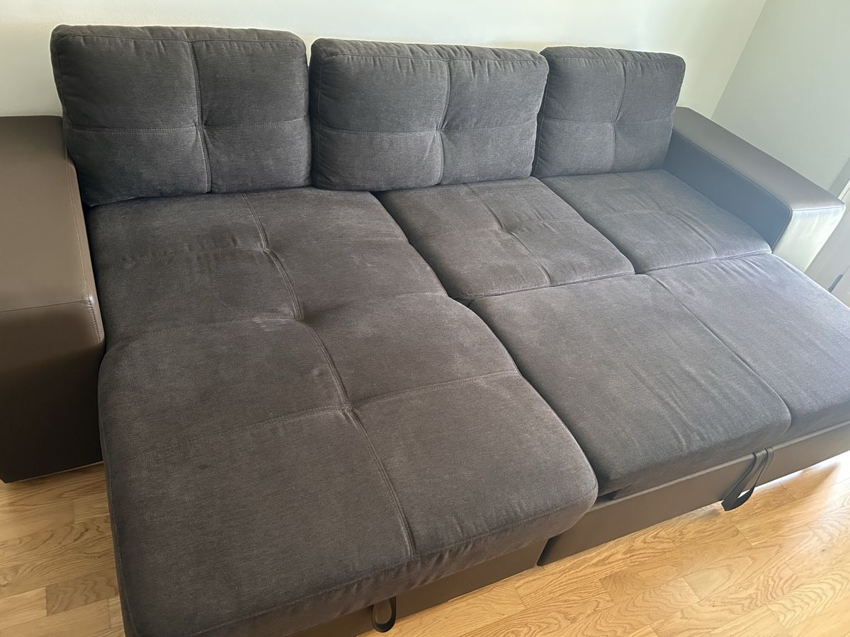 Sofas: Brown Sofa Bed: Perfect for Guests This Summer! – D'occasion à Bern par sil_n2tc 2