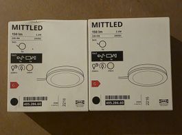 2x IKEA Mittled LED Strahler 150 lm neu und OVP
