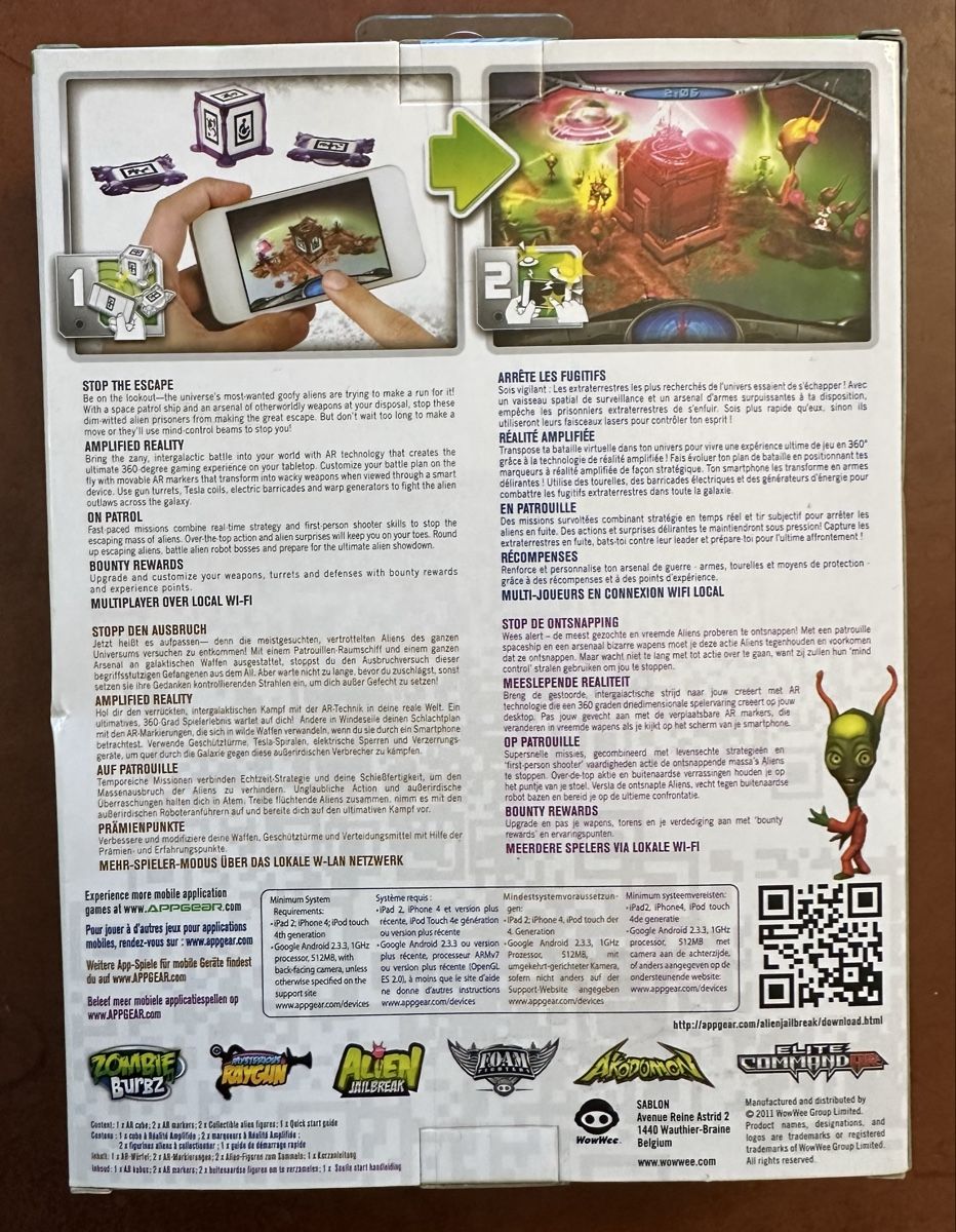Spiele: AppGear: Alien Jailbreak by WowWee Apple And Android For 9+ – Neu und originalverpackt aus Schaffhausen von Guckyy 1