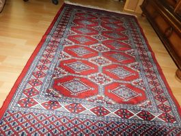Orient Turkaman Handgeknüpfte Persien Teppich.