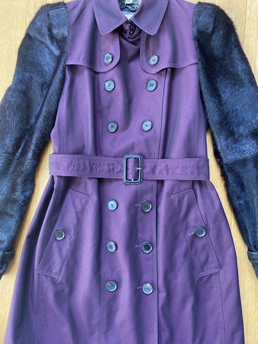 Burberry Cappotti: Trench BURBERRY in cotone e pelliccia – Usato da Monte Carasso venduto da chi_design 1