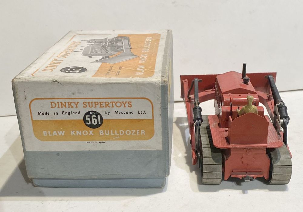 Dinky Toys (GB) 561 Blaw Knox Bulldozer in OVP (1949 – 54
