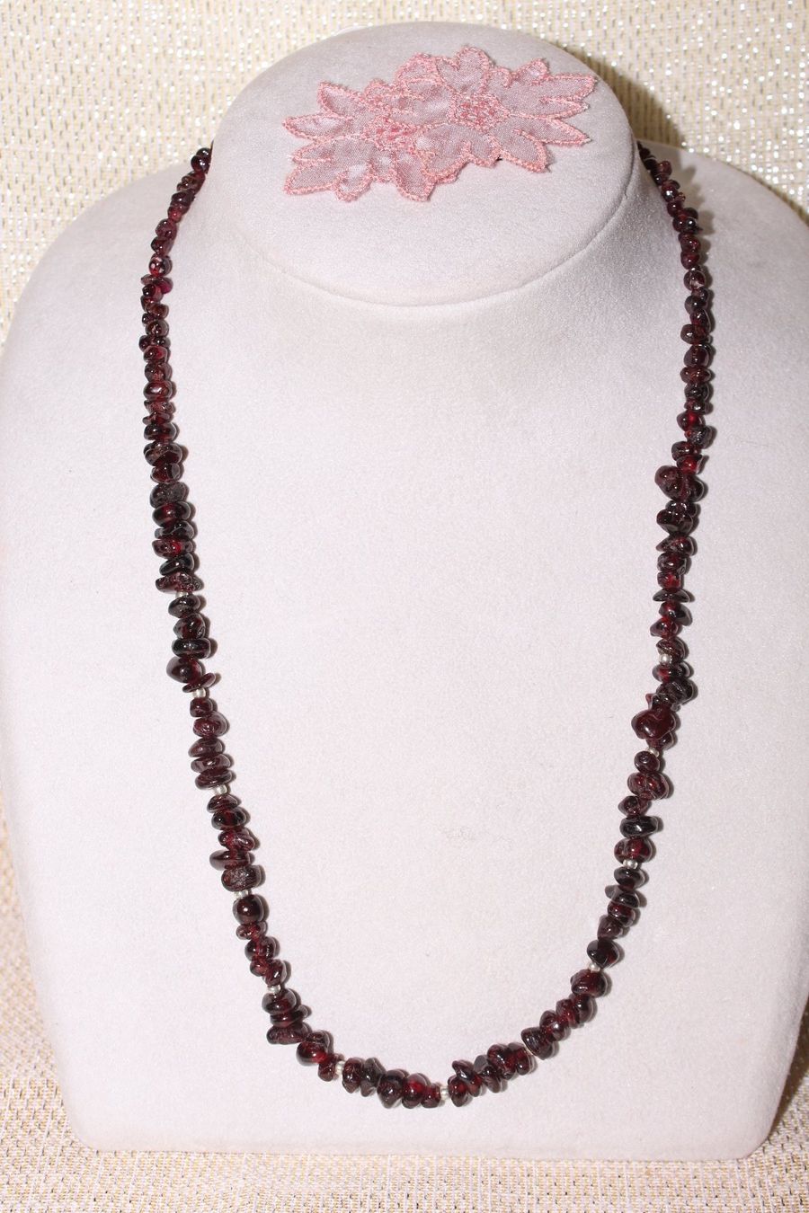 Catenine: Halbedelsteinkette Granat – Nuovo e nell'imballaggio originale da Kriens venduto da Wolly85