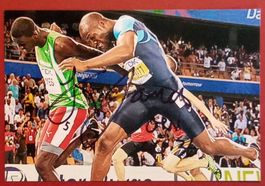Kirani James Autogramm signiert Foto 10x15cm