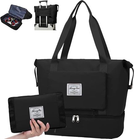 Faltbare Reisetasche – Praktisch und platzsparend - Schwarz