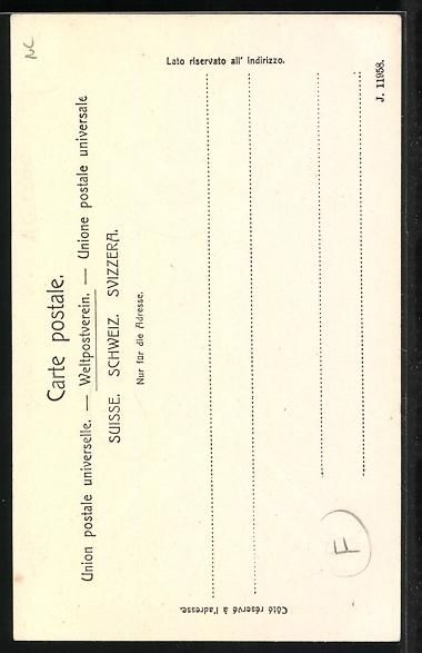 Cartoline postali: Schaffhausen, Strassenleben in der Vorde – Usato da Berlin venduto da bartko-reher 1