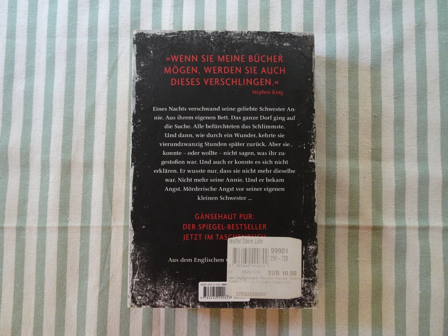 Bücher: C. J. Tudor - Lieblingskind - Thriller - B71 – Gebraucht aus Küssnacht am Rigi von Bookslove-Divers 1