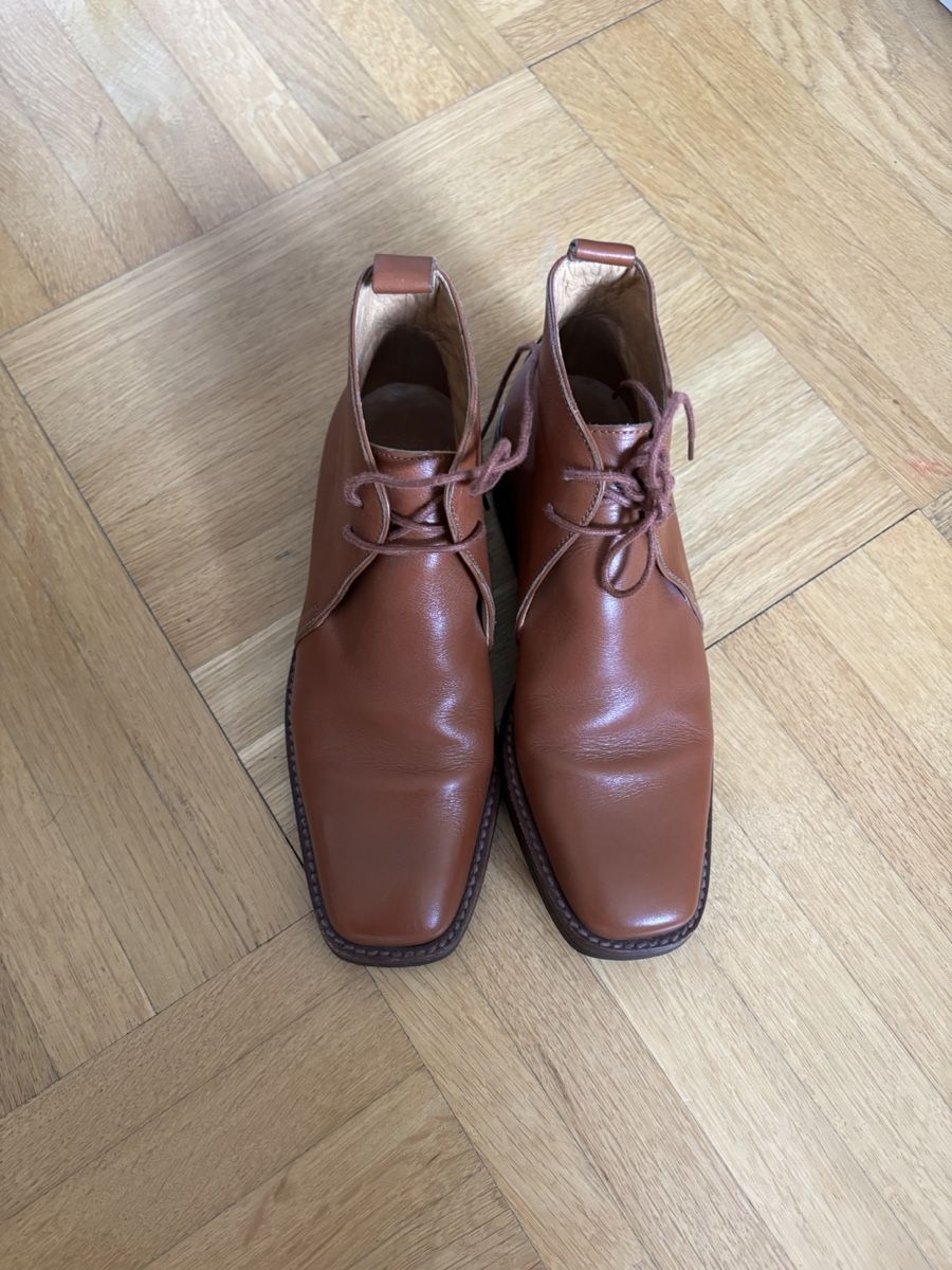 Hufschuhe: Classic Brown Leather Hermes Boots 35.5 – Gebraucht aus Genève von Skigasp