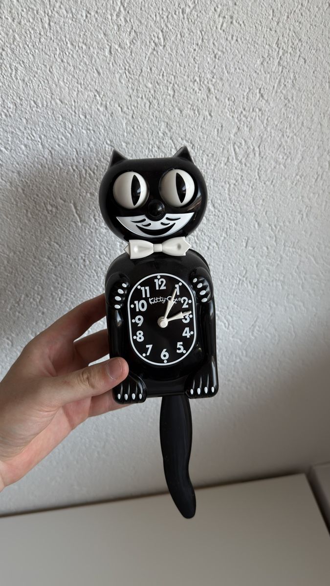 Orologi da terra & Orologi da parete: Kitty Cat Klock - Noir Classique - Taille S – Nuovo (secondo la descrizione) da Vevey venduto da diogodasilva_ 2