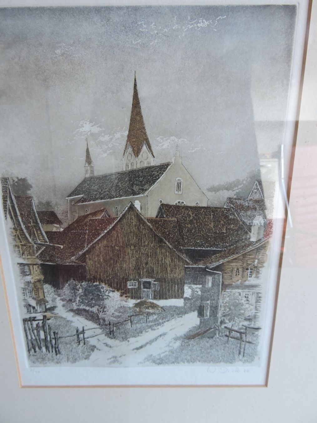 Grafica & Litografie: Walter Dick Lithographie Auflage 8/30 – Usato da Hauptwil venduto da Borusse01 1