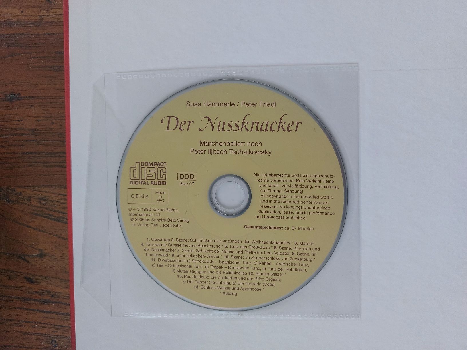 Bücher: Der Nussknacker Buch mit CD  – Gebraucht aus Wetzikon ZH von LTFKL5 1