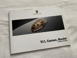 Porsche 911 Cayman Boxster Garantie + Wartung Serviceheft