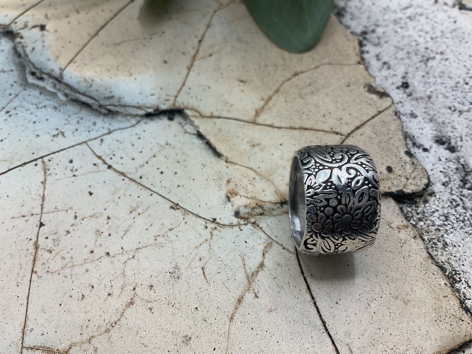 Ringe: Silberring mit Muster, Gr. 55 – Neu (gemäss Beschreibung) aus luzern von Alpendorf1 1