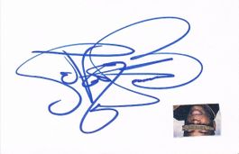 LeVar Burton 1957- STAR TREKAutogramm signiert Karte 10x15cm