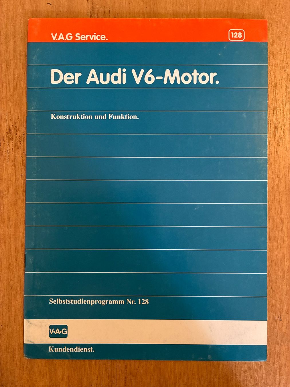 Documenti: VAG Service Der Audi V6-Motor Selbststudienprogramm 128 – Usato da Thun venduto da Passuese