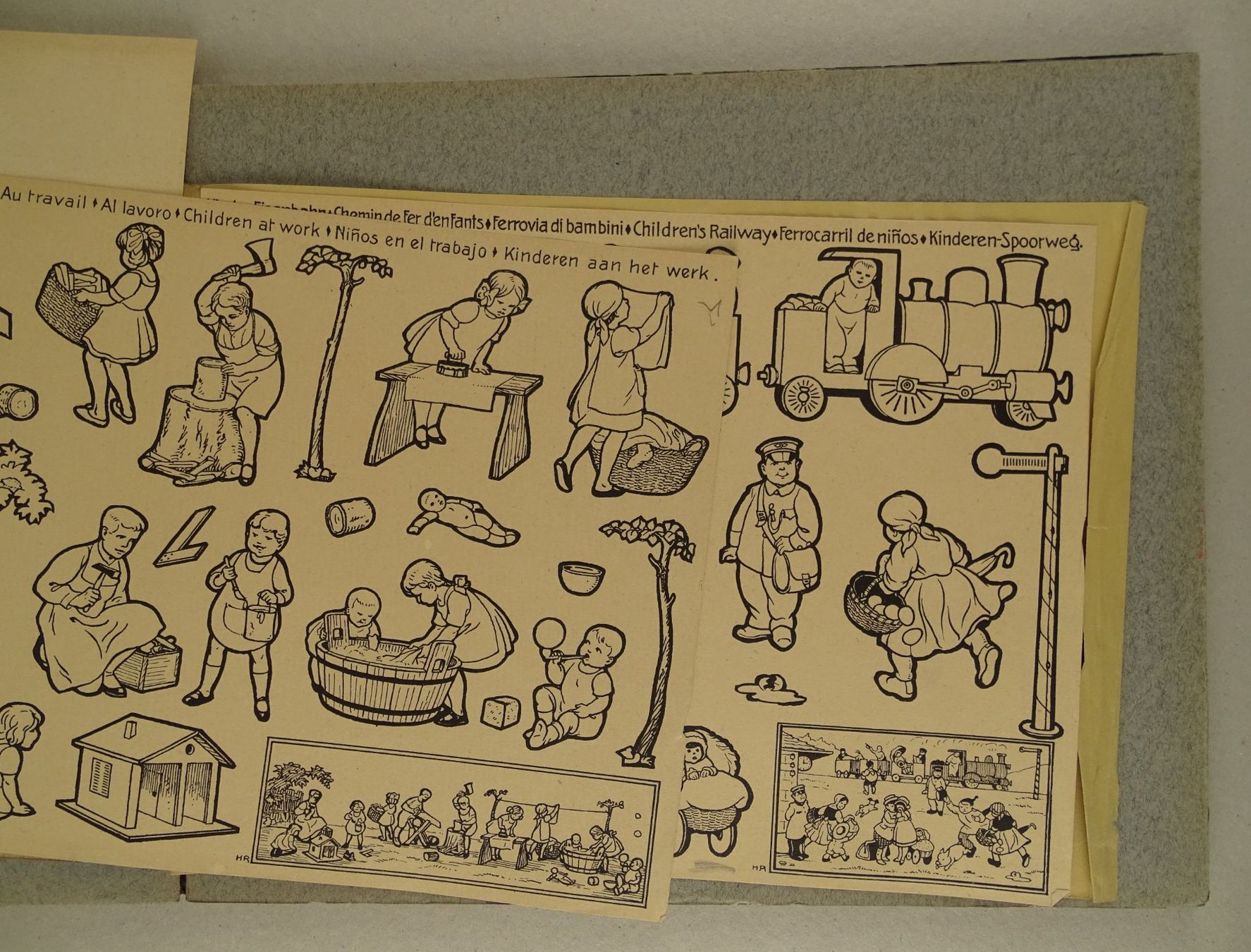 Bücher: HERBERT RIKLI: GRUPPENBILDER, KINDERBUCH UM 1910 – Gebraucht aus Grüningen von Kartensammler 9