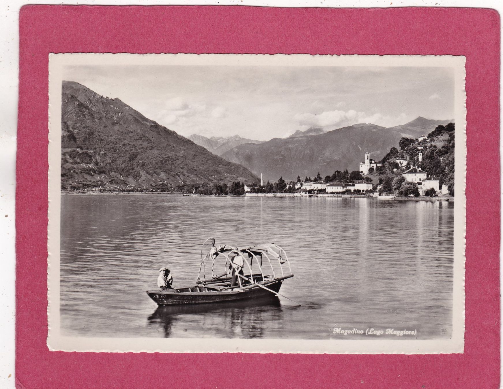 Cartoline postali: Magadino Lago Maggiore 1952 – Usato da Herisau venduto da Lisegrat2008