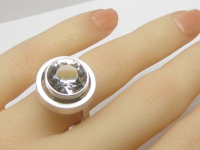 Anelli: Vintage Silber Ring 925 / Bergkristall / Gr. 54 – Usato da Ermatingen venduto da Decovin 4