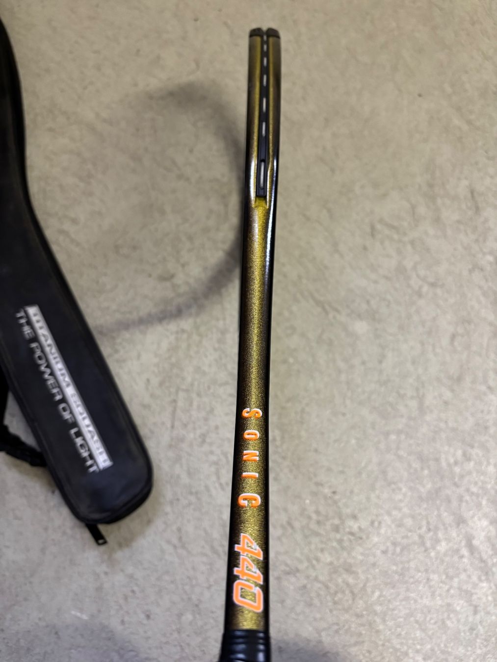 Head Racchette: HEAD Squashschläger Sonic 440 mit Tasche – Usato da Sonterswil venduto da VD-Service 1