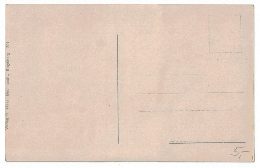 Ansichtskarten: Engelberg, Hotel Hess, um 1925 – Gebraucht aus Frauenfeld von POML 1